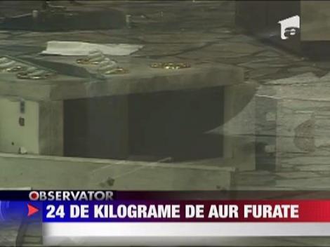 24 de kilograme de aur furate