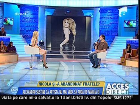 Fratele Nicolei isi acuza sora: "Nicolei ii este rusine cu familia"