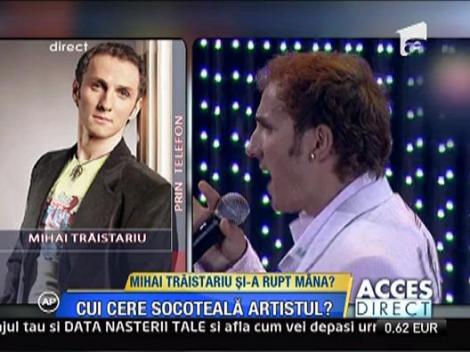 Mihai Traistariu -  cu mana rupta si inzapezit in Parang