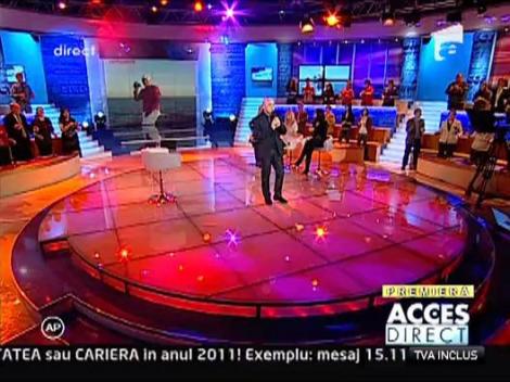 Marcel Pavel a cantat la Acces Direct