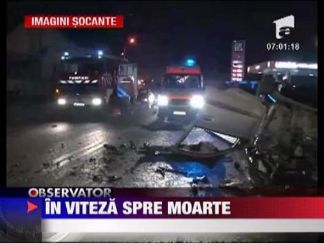 IMAGINI SOCANTE / In viteza spre moarte