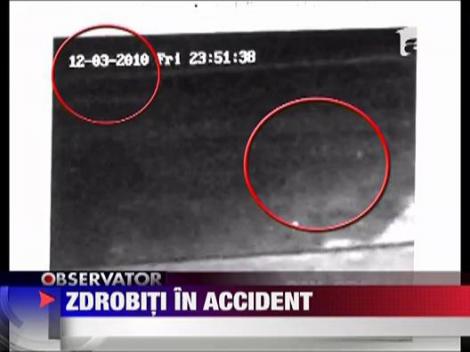 IMAGINI SOCANTE / Zdrobiti in accident