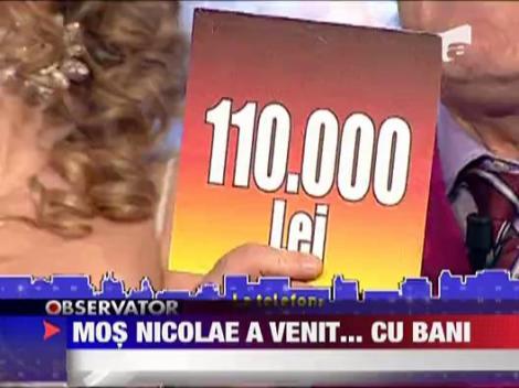 Mos Nicolae a venit cu... bani