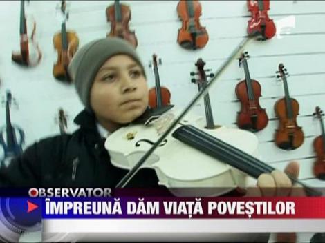Povestea de viata a unui viitor mare violonist
