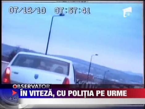 Urmarire spectaculoasa in Sibiu