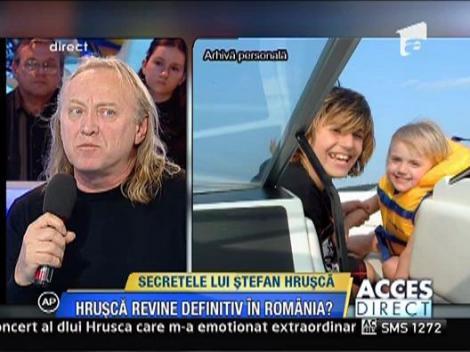 Stefan Hrusca vorbeste despre familie si cariera