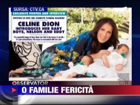 Celine Dion are o familie fericita
