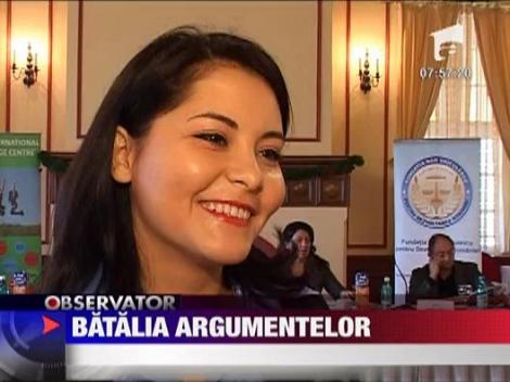 Finala primei editii a concursului de dezbateri