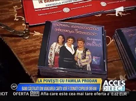 Ionela si Anamaria Prodan au lansat o carte de povesti si un CD