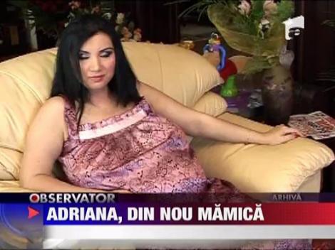 Adriana Bahmuteanu, din nou mamica