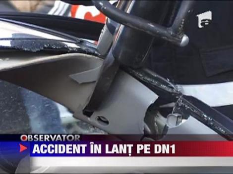 Accident in lant pe DN1