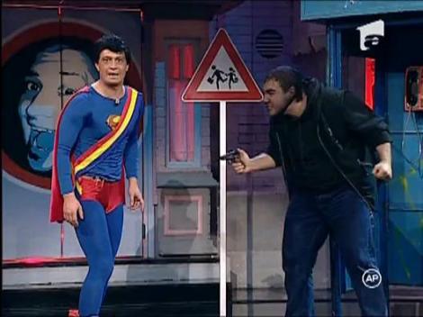 Vanghelie, in rolul lui Superman