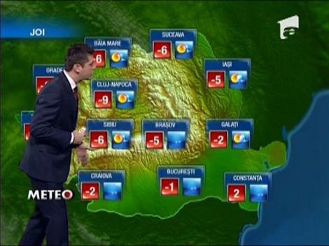 Vremea pentru urmatoarele 3 zile