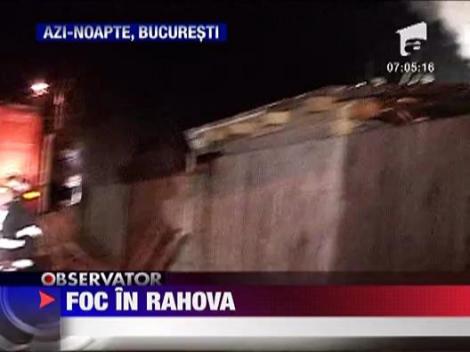 Incendiu in cartierul Rahova