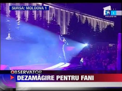 Dan Balan, dezamagire pentru fani