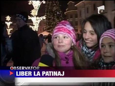 Sibiu, liber la patinaj