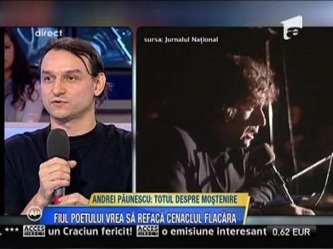 Andrei Paunescu - proiecte in memoria tatalui sau