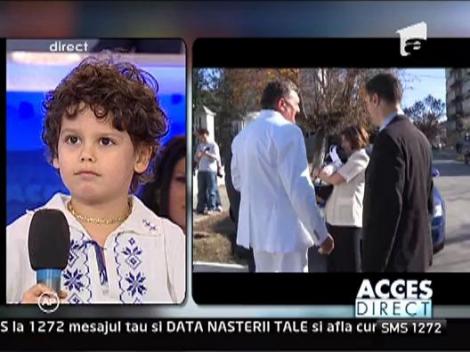 Constantin Magureanu - cu sotia si cei doi baieti, la Acces Direct