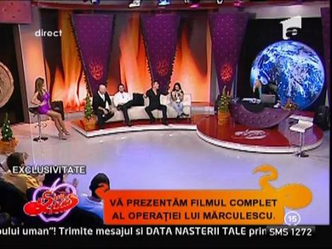 Marculescu si-a facut operatie de lipoabsorbtie si a slabit un kilogram!
