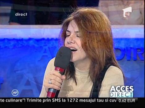 Mirela Zafiri a cantat un colind