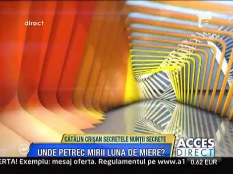 Catalin Crisan - la plimbare cu sotia in parc, sub primii fulgi de zapada