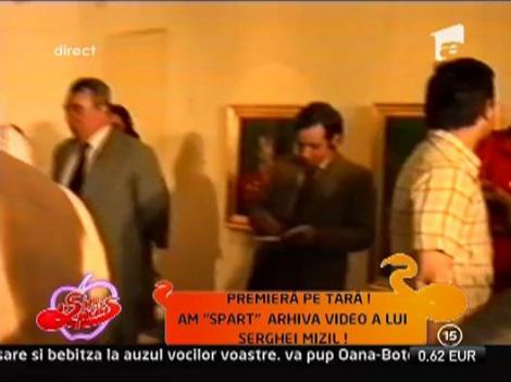 Serghei Mizil, artist in tinerete