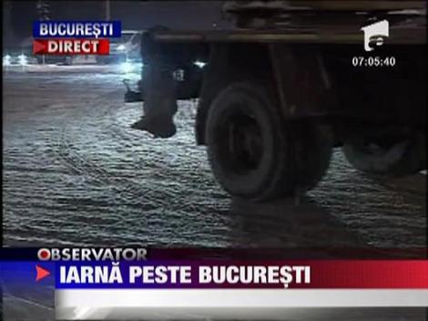 Iarna a ajuns in Bucuresti