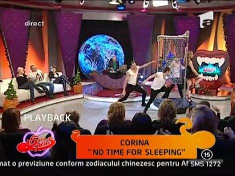 Corina, dans la bara pe melodia No time for sleeping