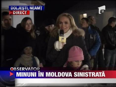 Minuni in Moldova sinistrata