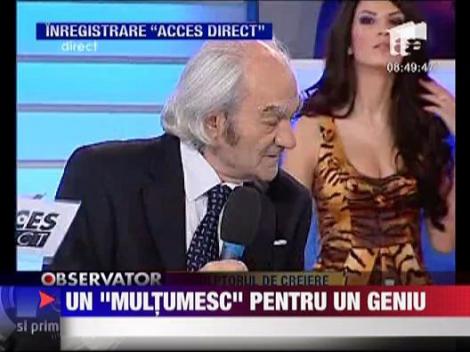 Un "multumesc" pentru un geniu