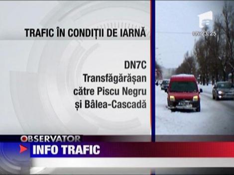 Trafic in conditii de iarna