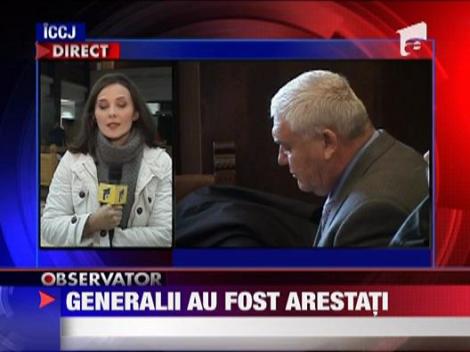 Generali arestati