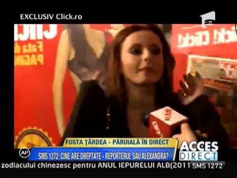 Alexandra Badescu si Alina Ieremia s-au luat la bataie in club