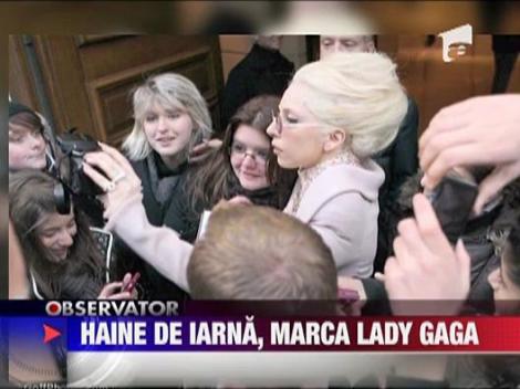 Haine de iarna, marca Lady Gaga