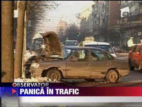 Panica in trafic