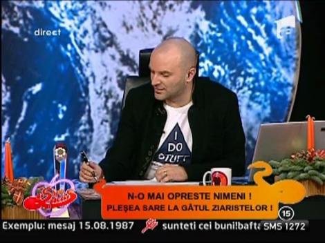 Bianca suparat pe presa