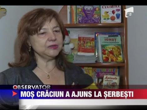 Mos Craciun a ajuns la Serbesti