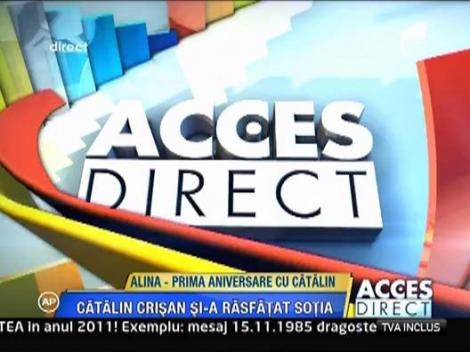 Catalin Crisan si-a rasfatat sotia