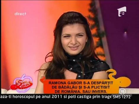 Ramona Gabor: "Badalau e un capitol incheiat"