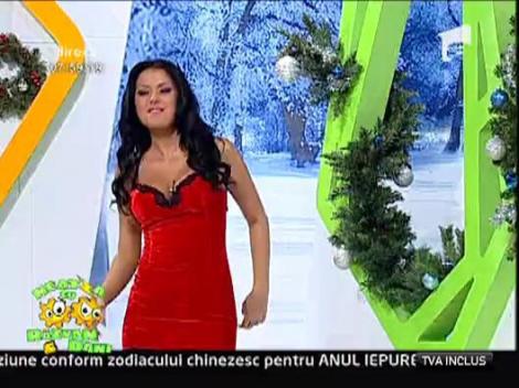 Daniela Crudu pregatita de Craciun