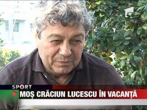 Mos Craciun Lucescu in vacanta