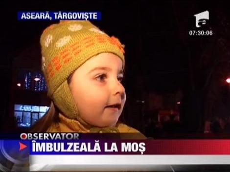 Mos Craciun a ajuns in Targoviste
