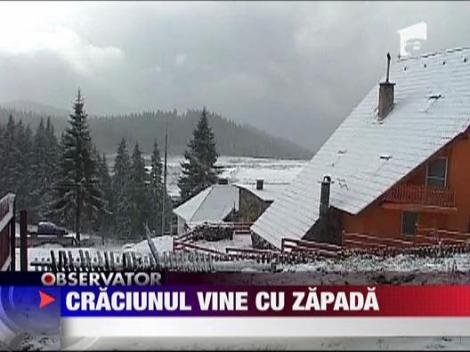 Craciunul vine cu zapada