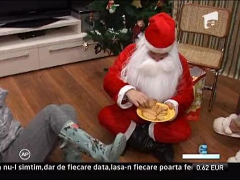 Delia, vizitata de Mos Craciun