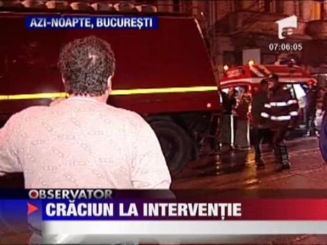 Craciun cu probleme pentru pompierii bucuresteni