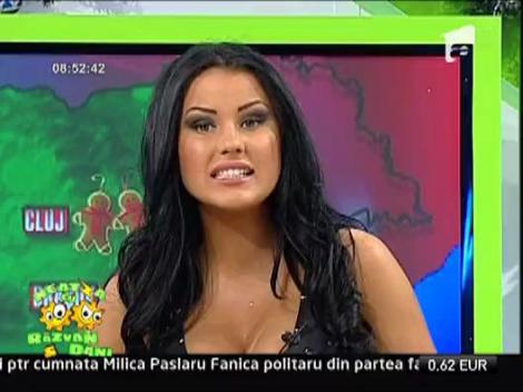 Daniela Crudu si vremea din Bucuresti