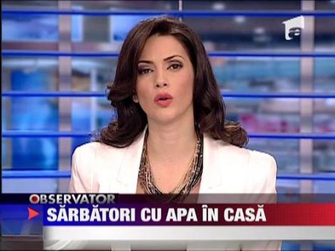 Sarbatori cu apa in casa! Inundatii in Satu Mare