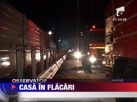 Incendiu de proportii in Chitila