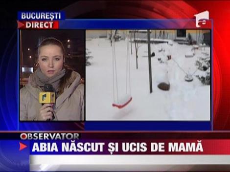 Si-a arucat nou-nascutul pe fereastra!