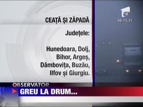 Trafic in conditii de iarna